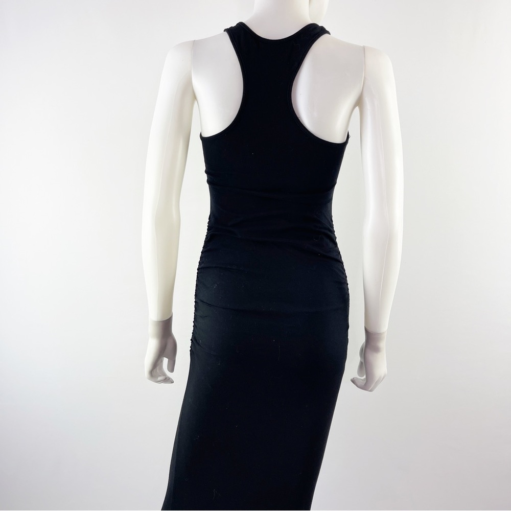 Michael Stars Women's Black Sleeveless Racerback Bodycon Midi Dress Size XS - Picture 6 of 10